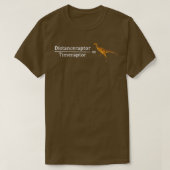 Velociraptor数学おもしろい恐竜速度の公式 tシャツ (デザイン正面)