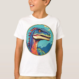 Velociraptor -クラシック恐竜Tシャツ Tシャツ
