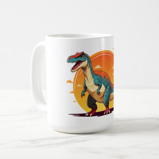 Velociraptor コーヒーマグカップ (正面左)