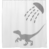 Velociraptor シャワーカーテン (正面)