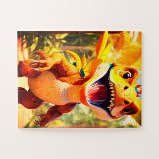 Velociraptor Dinosaur 30 Large Pieces  ジグソーパズル (横)