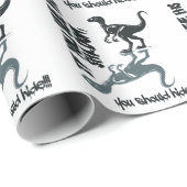 Velociraptor, Dinosaurier, T-Rex ラッピングペーパー (ロールコーナー)