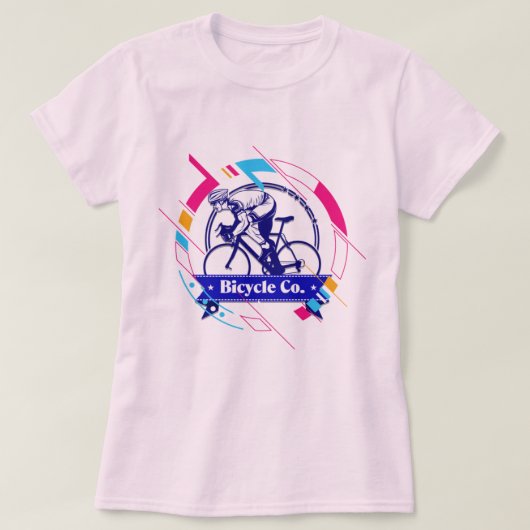 Velocity Cycling & Performance ロゴ Tシャツ (デザイン正面)