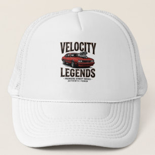 Velocity Legends マッスルカー グラフィック ダッド帽 - スト キャップ