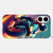 Velocity Rush：ネオンライダーの電話ケース Case-Mate iPhoneケース (裏面 (横))