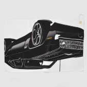 VelocityDriveゴルフタオル：マッスルカー版 ゴルフタオル (横)