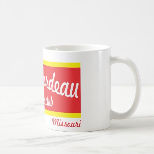 Velogirardeauのマグ コーヒーマグカップ (右)
