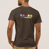 VeloReviewsのロゴのティー Tシャツ (裏面)