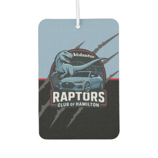 Veloster Raptors Car Freshener カーエアーフレッシュナー