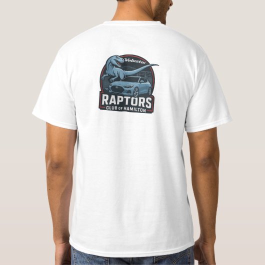 VelosterRaptor Mascot Tee Tシャツ (裏面)
