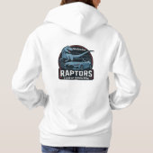 VelosterRaptorsクラブ フーディー レディース パーカ (裏面)