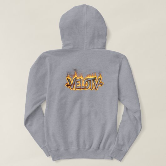 VeloTV Pullover Hoodie パーカ (デザイン裏面)