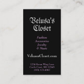 VelusaSkullie 名刺 (裏面)