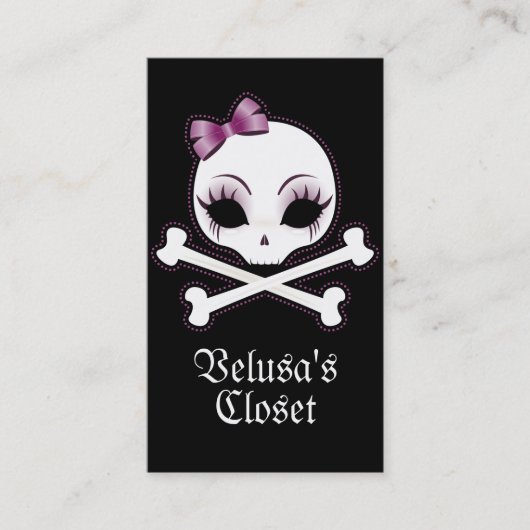 VelusaSkullie 名刺 (正面)