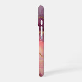 Velvet Amethyst – Purple Pink & Gold Marble Phone  iPhone 16ケース (左側面)