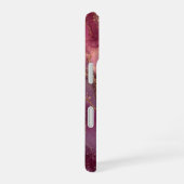Velvet Amethyst – Purple Pink & Gold Marble Phone  iPhone 16ケース (右側面)