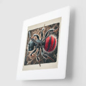 Velvet ant 231024IREF227 - Watercolor スクエア壁時計 (傾斜)