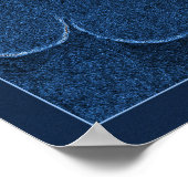 Velvet blue rose ポスター (角)