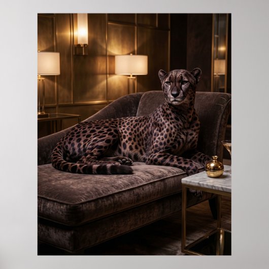 Velvet Cheetah Lounge ポスター (正面)