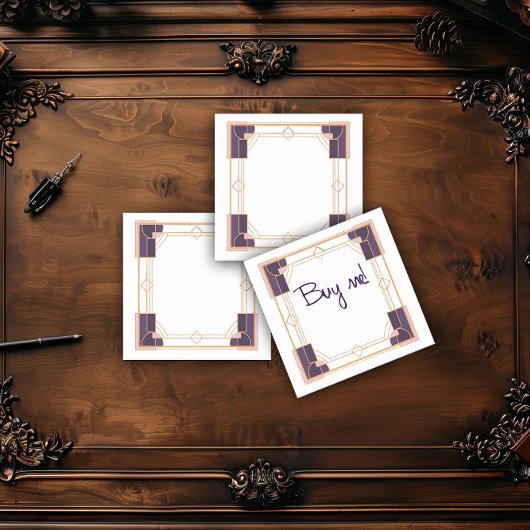 Velvet Night Geometry Art Deco ポストイット