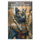 Velvet Pharaohs – Regal Cats of Ancient Egypt 2026 カレンダー (カバー)