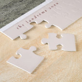 Velvet Ribbon accented Christmas photo design ジグソーパズル (側面)