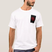 Velvet Shadows Rose Tシャツ (正面)