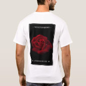 Velvet Shadows Rose Tシャツ (裏面)