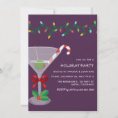 Velvet Spruce Christmas Holiday Cocktail Party 招待状 (正面)