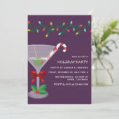 Velvet Spruce Christmas Holiday Cocktail Party 招待状 (スタンド正面)