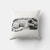 Velvet-Tone Terrier, Resting Repose クッション (裏面)