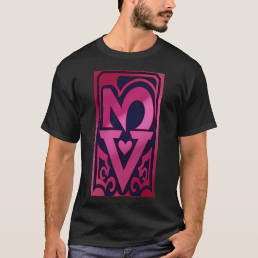 Velvetteのシグネチャーフォンケースアート Tシャツ (正面)