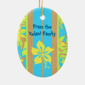 Velzylandのサーフボードのオーナメント セラミックオーナメント (裏面)