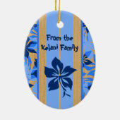 Velzylandのサーフボードのオーナメント セラミックオーナメント (裏面)