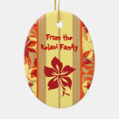 Velzylandのサーフボードのオーナメント セラミックオーナメント (裏面)