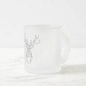Venado geométrico フロストグラスマグカップ (正面右)