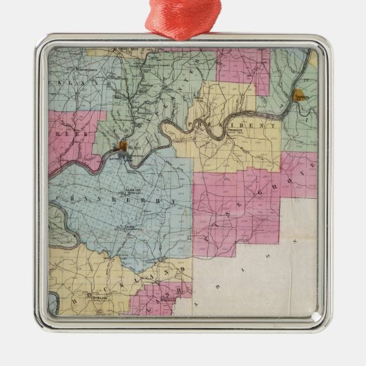 Venango Co、Pa メタルオーナメント (正面)