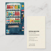 Vending Machine Business Card 名刺 (正面/裏面)