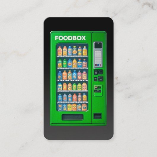 Vending Machine Maintenance 名刺 (正面)