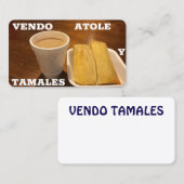 Vendo Atole y tamales名刺 名刺 (正面/裏面)