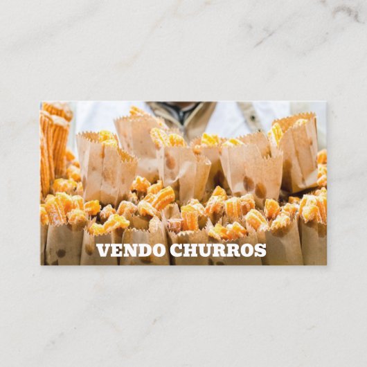 Vendo churros 名刺 (正面)