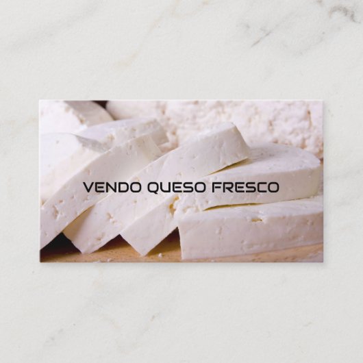 Vendo queso fresco 名刺 (正面)
