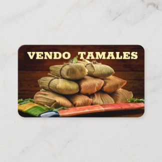 Vendo tamales名刺 名刺