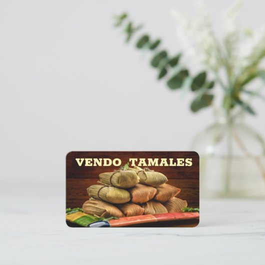 Vendo tamales名刺 名刺 (スタンド正面)