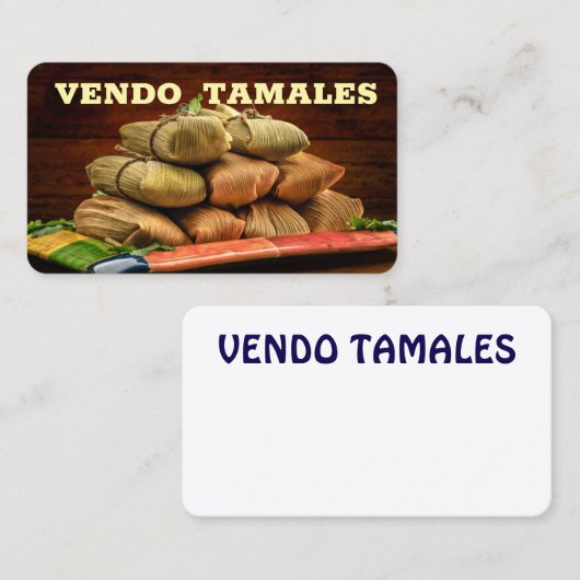 Vendo tamales名刺 名刺 (正面/裏面)