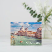 Venedig-Italien-Karte ポストカード (スタンド正面)