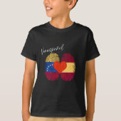 “Venespañol” – Orgullo Venezuela y España Tシャツ (正面)
