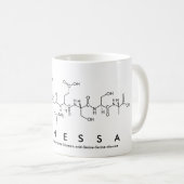 Venessaペプチド名mug コーヒーマグカップ (正面右)