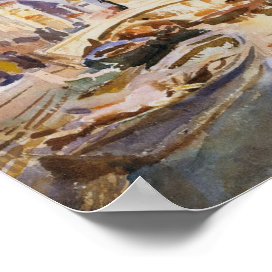 Venetian Canal ポスター (角)