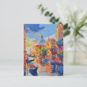 Venetian Canal at Sunset  シーズンポストカード (スタンド正面)